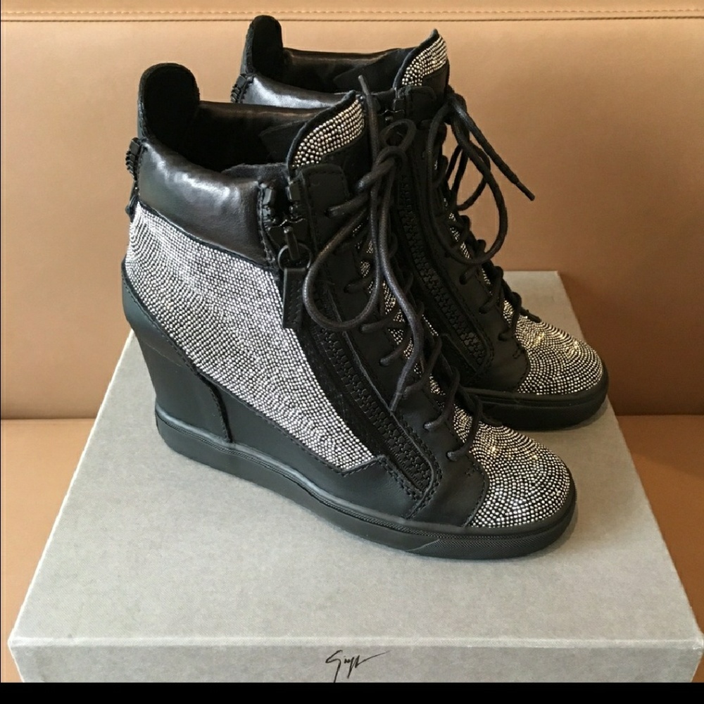 Giuseppe wedge high top sneaker